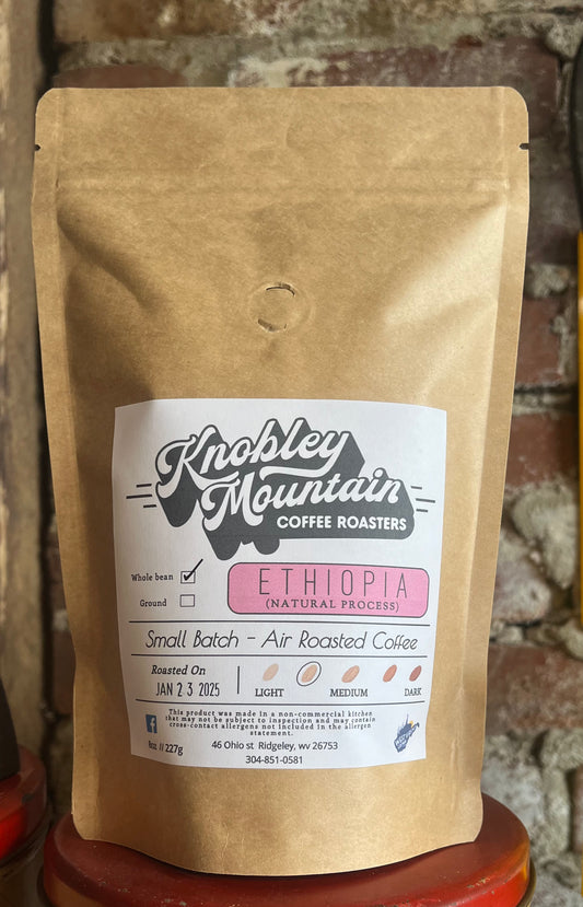 Ethiopia organic yirgacheffe (light roast coffee)