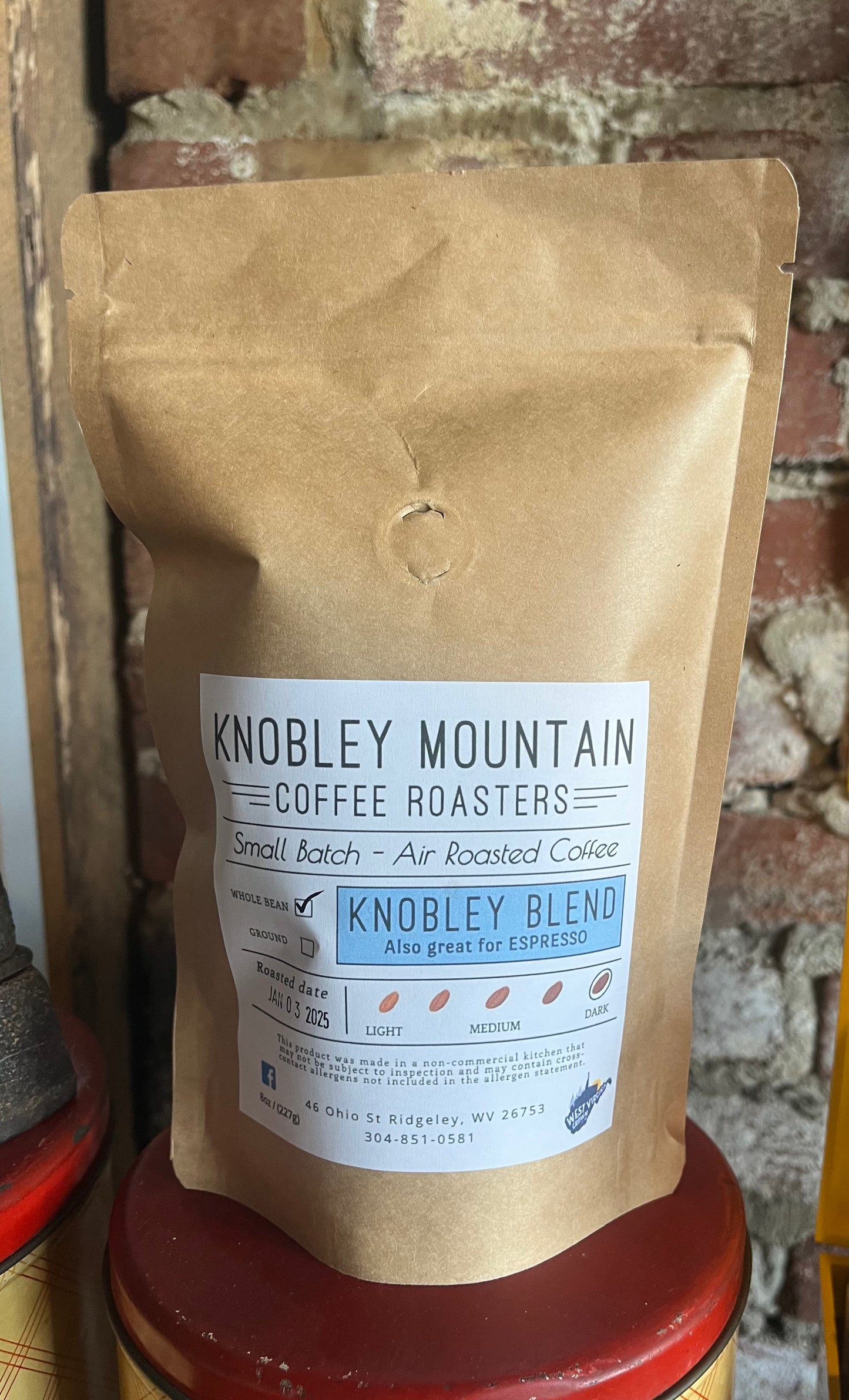 Knobley Blend (Dark Roast Coffee)