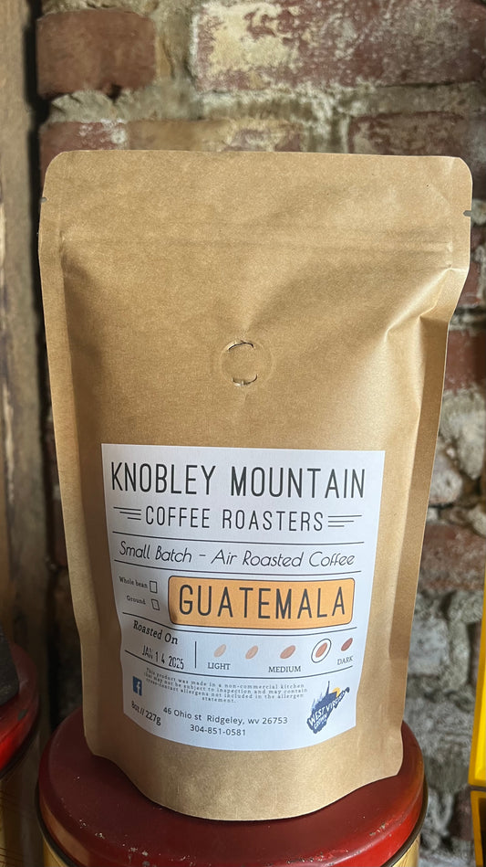 Guatemala (huehuetenango) medium/dark roast